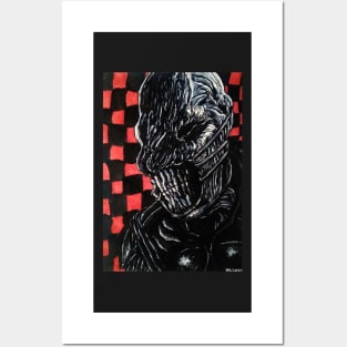 Hellraiser "Pearly Whites" Chatterer portrait (original) Posters and Art